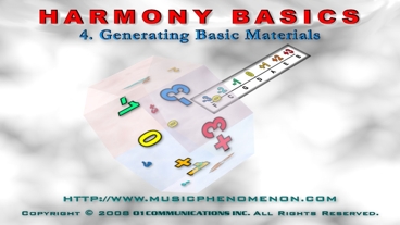 Generating Basic Materials Generating Basic Materials